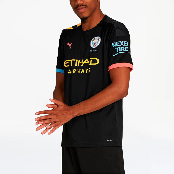 Koszulka wyjazdowa Manchesteru City 19/20 w kolorze czarnym