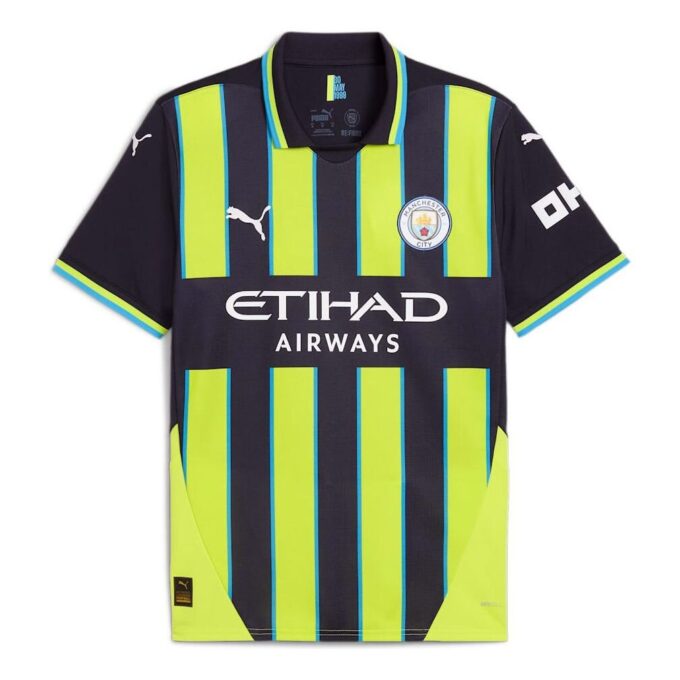 Koszulka wyjazdowa Manchesteru City 24/25 „Niebiesko-żółta”