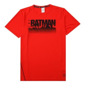Koszulka z grafiką PUMA x Batman Performance w kolorze czerwonym