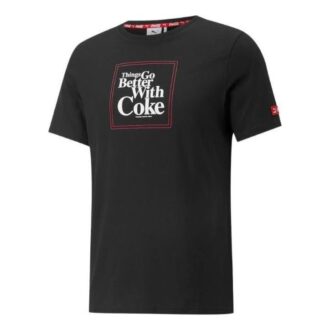 Koszulka z grafiką PUMA x Coca Cola „Czarna”