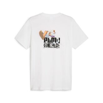 Koszulka z grafiką PUMA x ONE PIECE „Biała”