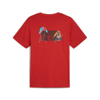 Koszulka z grafiką PUMA x ONE PIECE „Club Red”
