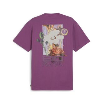 Koszulka z grafiką PUMA x P.A.M. „Crushed Berry”