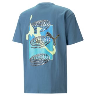 Koszulka z grafiką PUMA x P.A.M. „Niebieska”