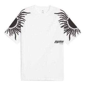 Koszulka z grafiką PUMA x PLEASURES „Biała”