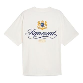 Koszulka z grafiką PUMA x REPRESENT „Biała”