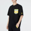 Koszulka z logo Boxy Pocket w kolorze czarnym