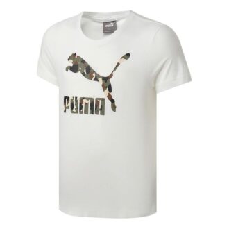 Koszulka z logo i grafiką „Biało-zielono-czarna”