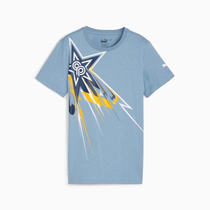 Koszulka z logo piłkarskim dla dużych dzieci PUMA x CHRISTIAN PULISIC Koszulka z logo piłkarskim dla dużych dzieci PUMA x CHRISTIAN PULISIC