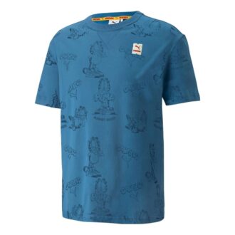 Koszulka z nadrukiem PUMA x GARFIELD „Vallarta Blue”