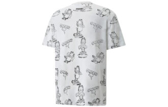 Koszulka z nadrukiem PUMA x GARFIELD w kolorze białym