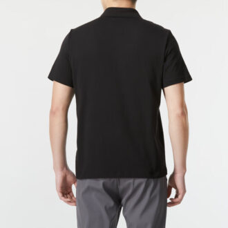 Koszulki polo Pique Garden w kolorze czarnym