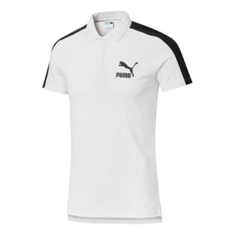 Kultowa koszulka polo T7 w kolorze białym
