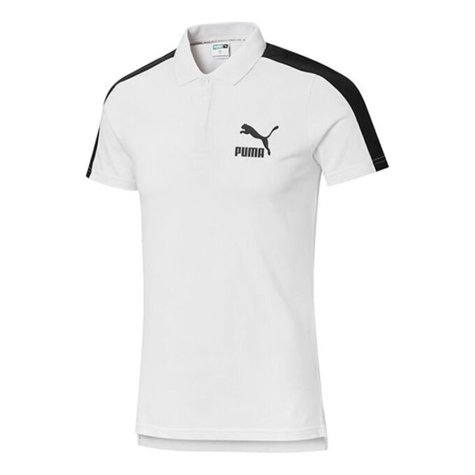 Kultowa koszulka polo T7 w kolorze białym