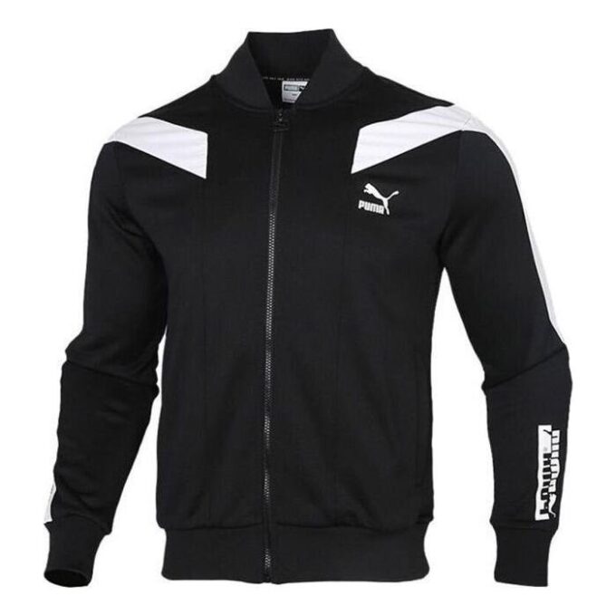 Kultowa kurtka sportowa T7 „Czarno-biała”
