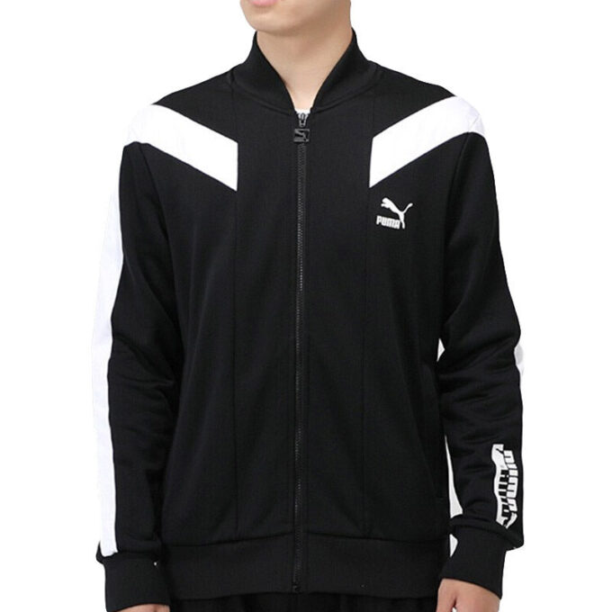 Kultowa kurtka sportowa T7 „Czarno-biała”