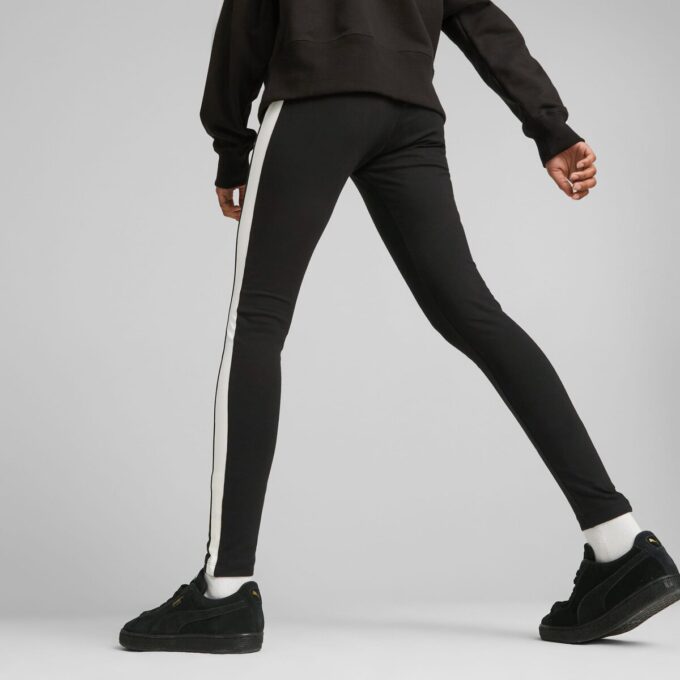 Kultowe legginsy damskie T7 ze średnim stanem