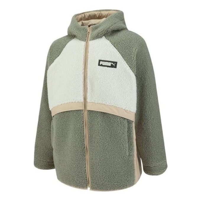 Kurtka Art Of Sherpa Zip w kolorze zielonym