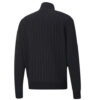 Kurtka dresowa Pinstripe Track Top w paski z polaru z kołnierzem stójką i zamkiem błyskawicznym w kolorze czarnym