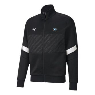 Kurtka dresowa PUMA x BMW Motorsports „Czarno-biała”