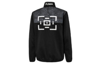 Kurtka dresowa PUMA x Les Benjamins „Czarno-biało-szara”