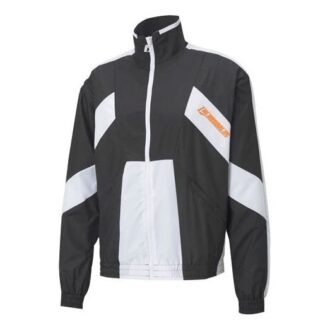 Kurtka dresowa PUMA x The Hundreds „Czarno-biało-pomarańczowa”
