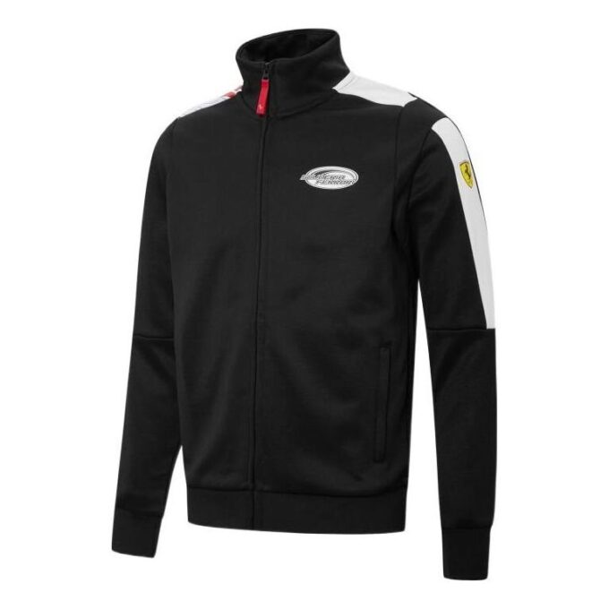 Kurtka Ferrari Race T7 Track Jacket „Czarna”