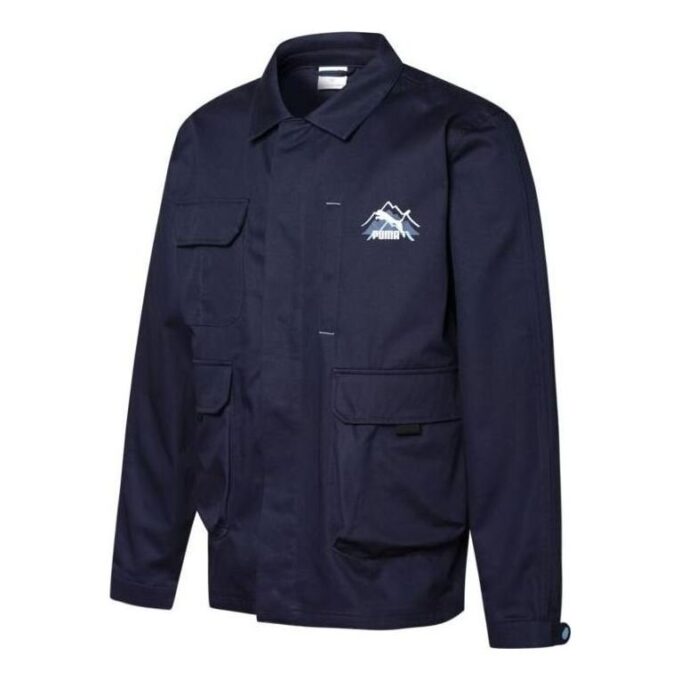 Kurtka kempingowa górska cargo „Navy”