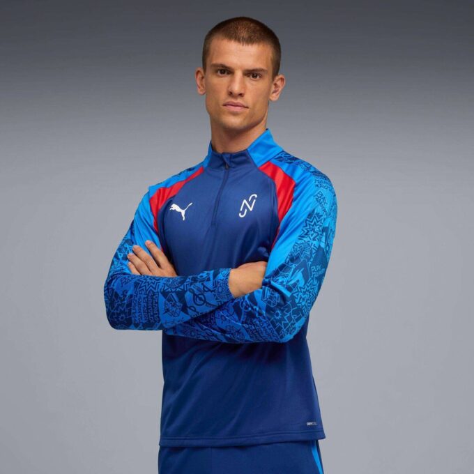 Kurtka piłkarska Neymar Jr. Playmaker Men z zamkiem 1/4