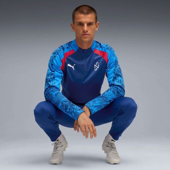 Kurtka piłkarska Neymar Jr. Playmaker Men z zamkiem 1/4