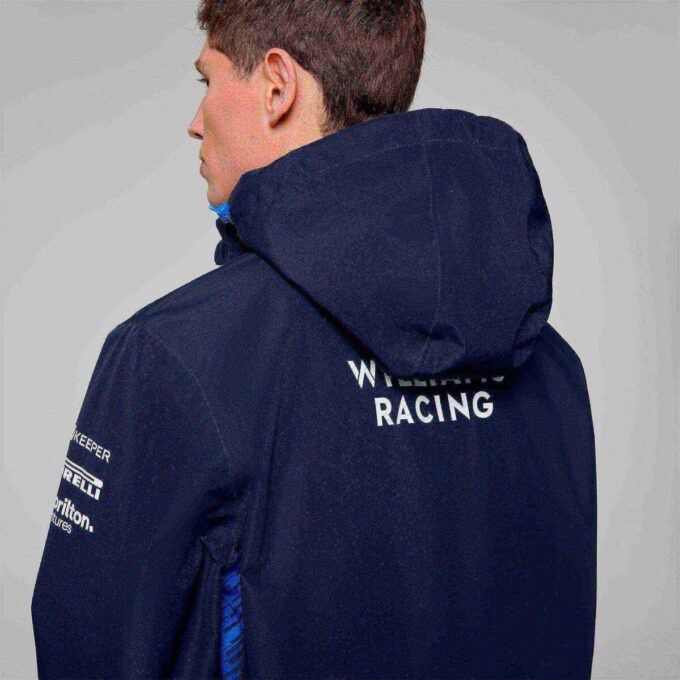 Kurtka przeciwdeszczowa Williams Racing 2025 Replica Men Kurtka przeciwdeszczowa Williams Racing 2025 Replica Men