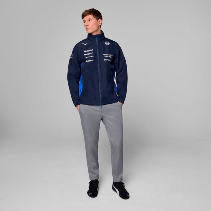 Kurtka przeciwdeszczowa Williams Racing 2025 Replica Men Kurtka przeciwdeszczowa Williams Racing 2025 Replica Men