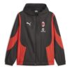 Kurtka przedmeczowa Milan Ac Woven w kolorze czarno-czerwonym
