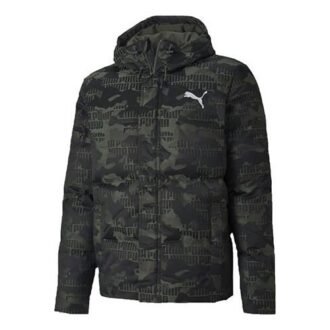Kurtka puchowa Camo „Zielona Biała”