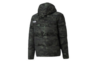 Kurtka puchowa Camo „Zielona Biała”