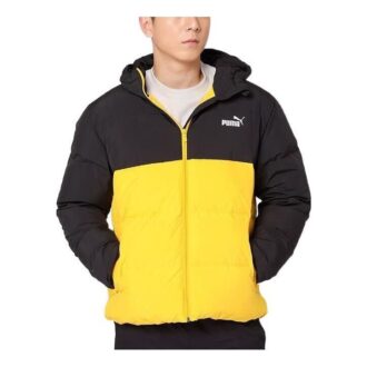 Kurtka puchowa Logo Puffer „Żółta”