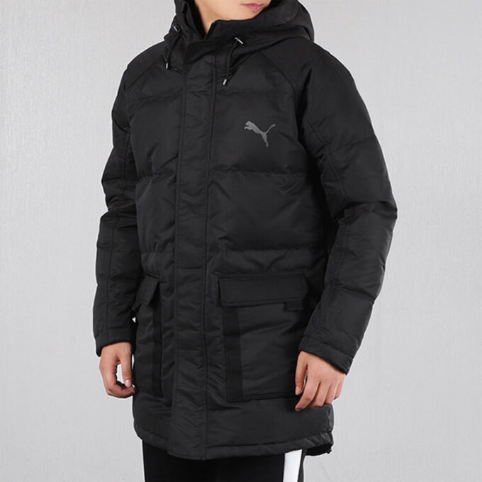 Kurtka puchowa Oversize 500 „Czarna”