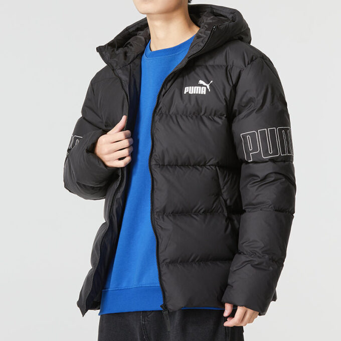 Kurtka puchowa Power Hooded Down Puffer „Czarna”