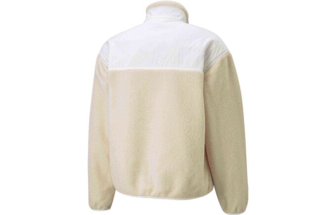 Kurtka PUMA x Ami Sherpa w kolorze beżowym