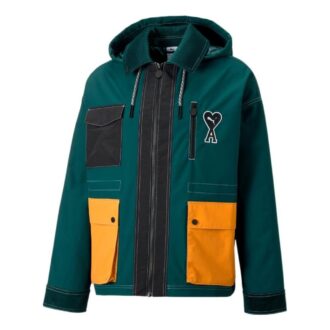 Kurtka PUMA x Ami „Zielona”
