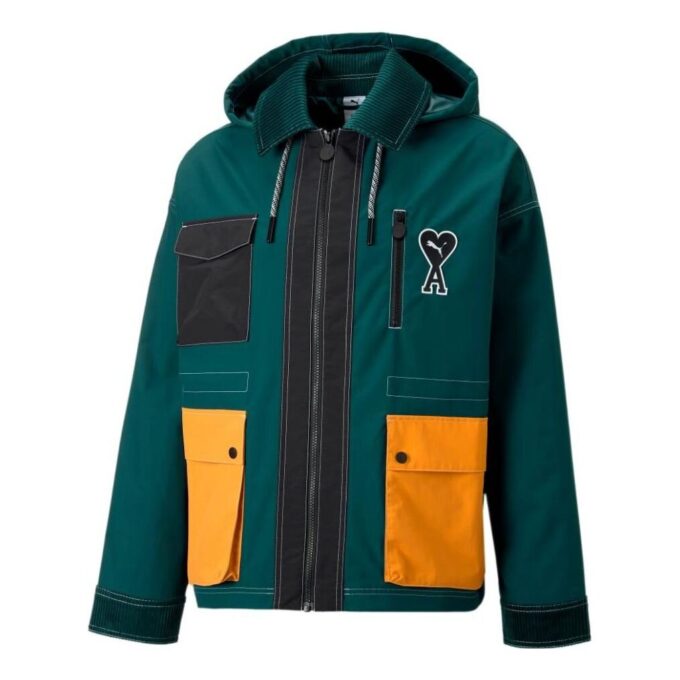 Kurtka PUMA x Ami „Zielona”
