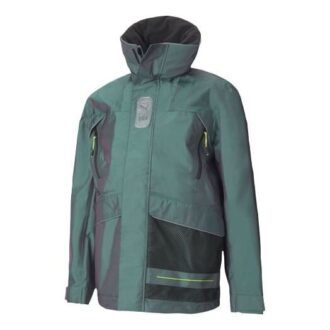 Kurtka PUMA x Helly Hansen Tech Stormcell w kolorze zielono-czarnym
