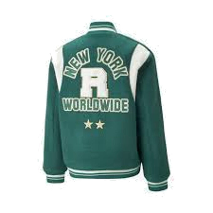 Kurtka PUMA x RHUIGI Varsity „Zielona”