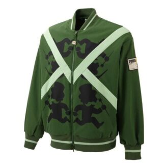 Kurtka PUMA x Staffonly X Monopoly „Zielona”