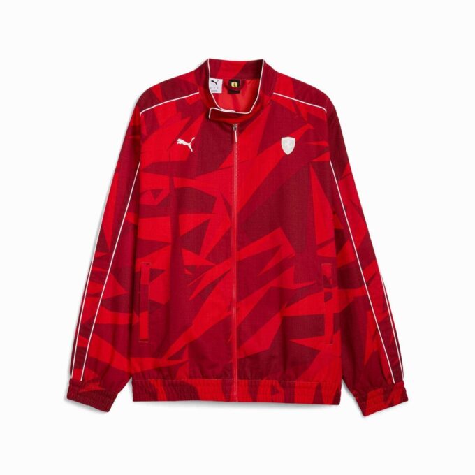 Kurtka sportowa męska Scuderia Ferrari HP 20 lat w kolorze czerwonym T7 Kurtka sportowa męska Scuderia Ferrari HP 20 lat w kolorze czerwonym T7