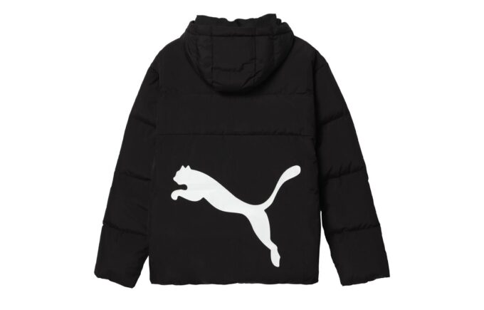 Kurtka sportowa z kapturem Power „Czarno-biała”