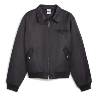 Kurtka typu bomber z logo PUMA x REPRESENT w kolorze czarnym