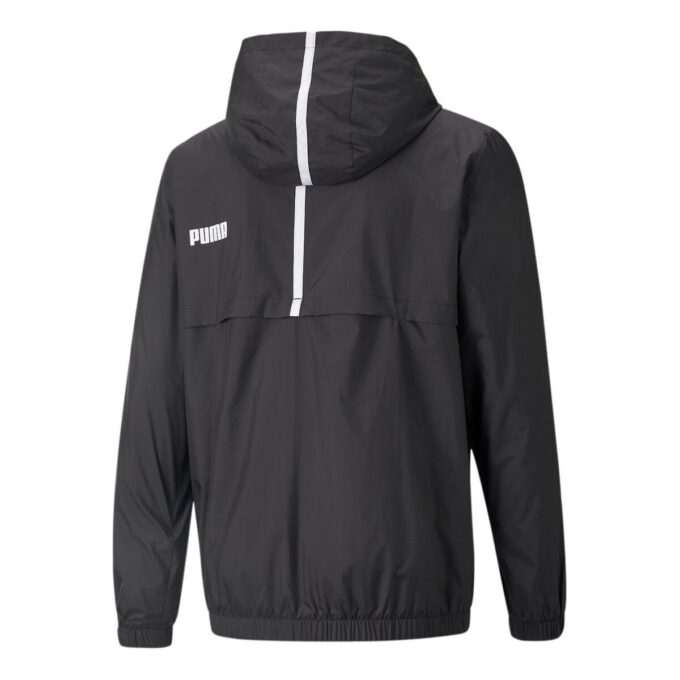 Kurtka wiatrówka Essential Solid w kolorze czarnym