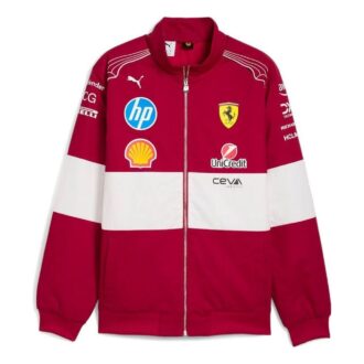 Kurtka wyścigowa PUMA x Scuderia Ferrari „Dark Cherry”