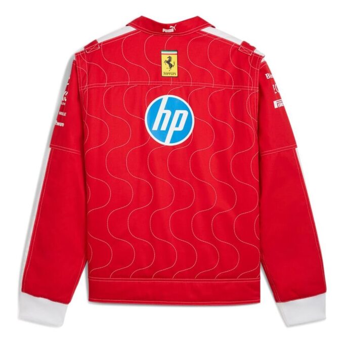 Kurtka wyścigowa PUMA x Scuderia Ferrari Monza „Rosso Corsa”